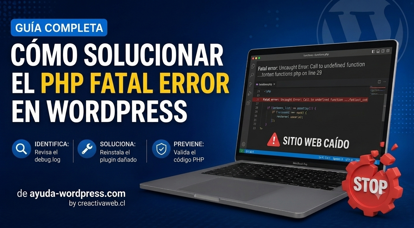 Fatal error wordpress